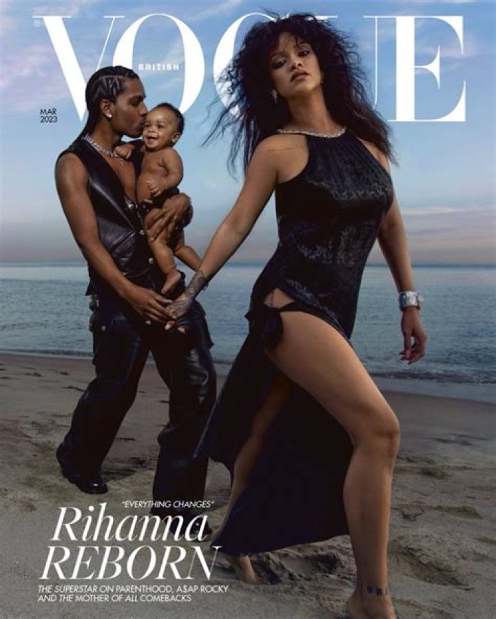
After Rihanna’s second pregnancy reveal, rapper poses with A$AP Rocky, son on British Vogue cover, internet reacts 