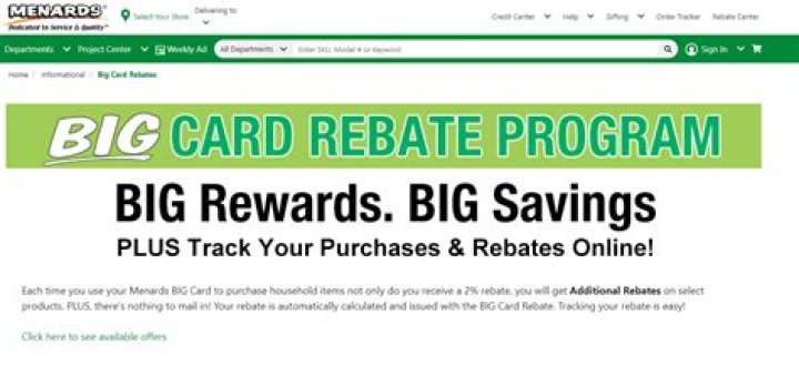 Can someone else use my menards rebate check
