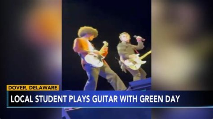 
Firefly Music Festival: High school student from West Chester, Pa. jams on stage with Green Day 