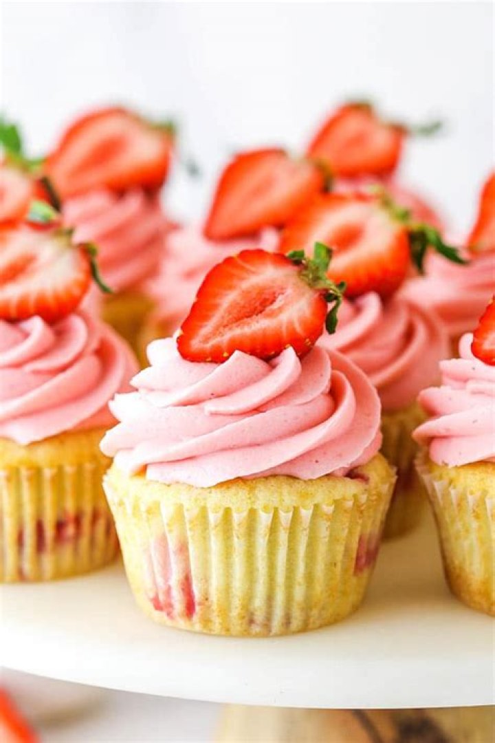 Strawberry Cupcakes with Strawberry Frosting