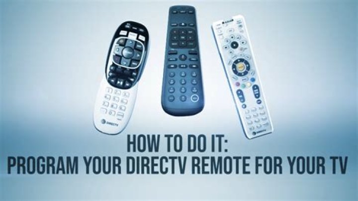 How do i program my directv remote to my onn tv