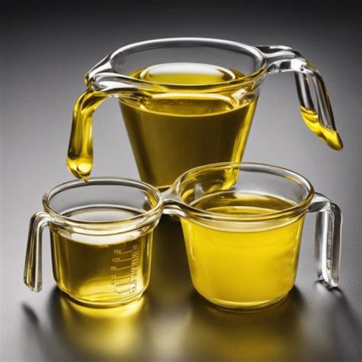 How much butter is 1 3 cup oil