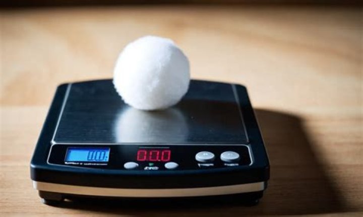 How much does 10 cotton balls weigh