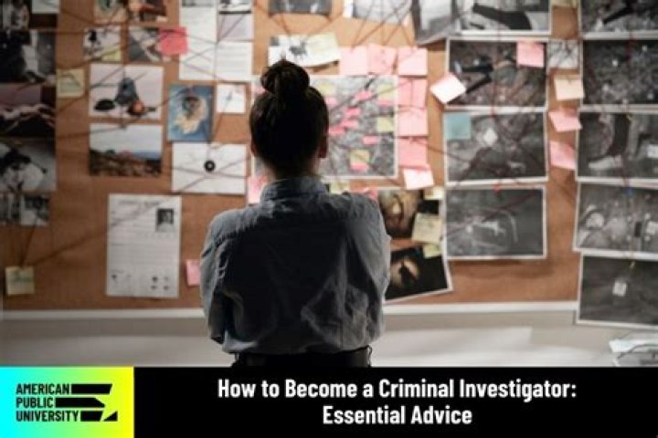 How to become a criminal investigator