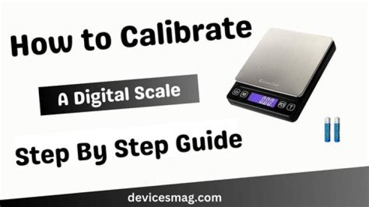 How to fix a digital scale