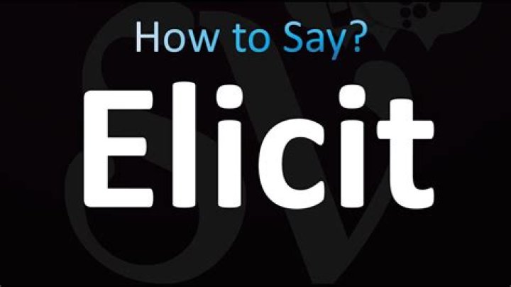 How to pronounce elicit