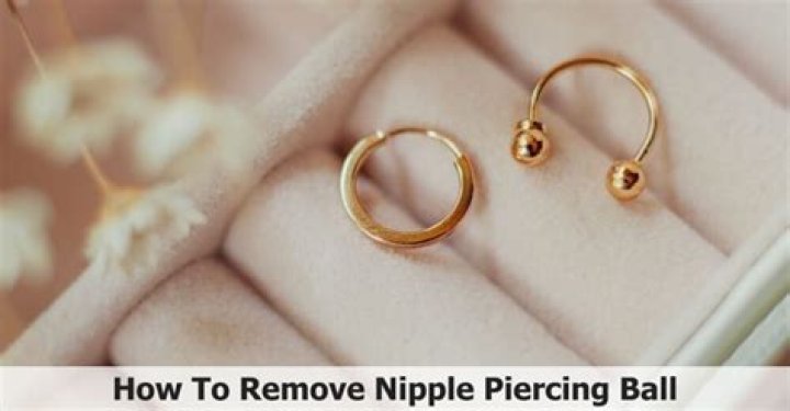 How to remove nipple piercing
