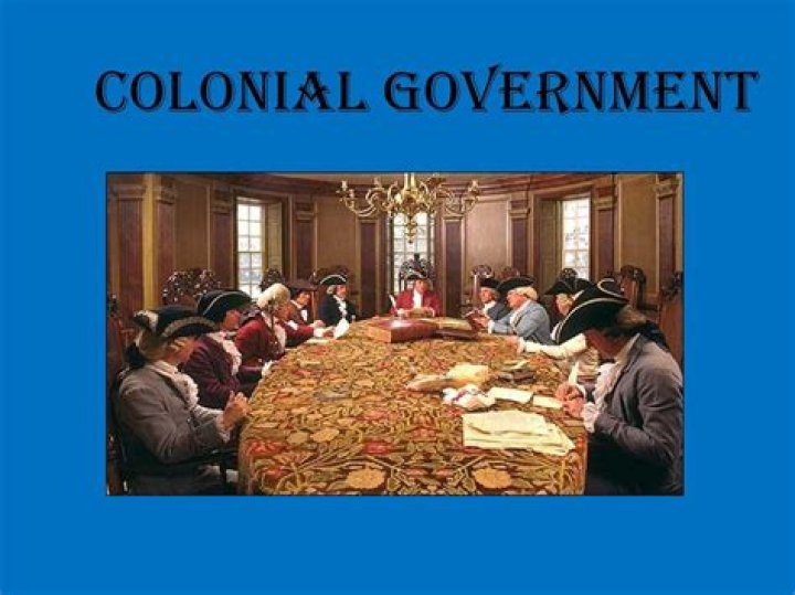 How were the colonial government organized
