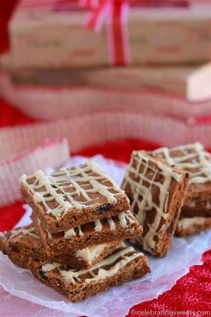 Iced Ginger Molasses Bars - Celebrating Sweets