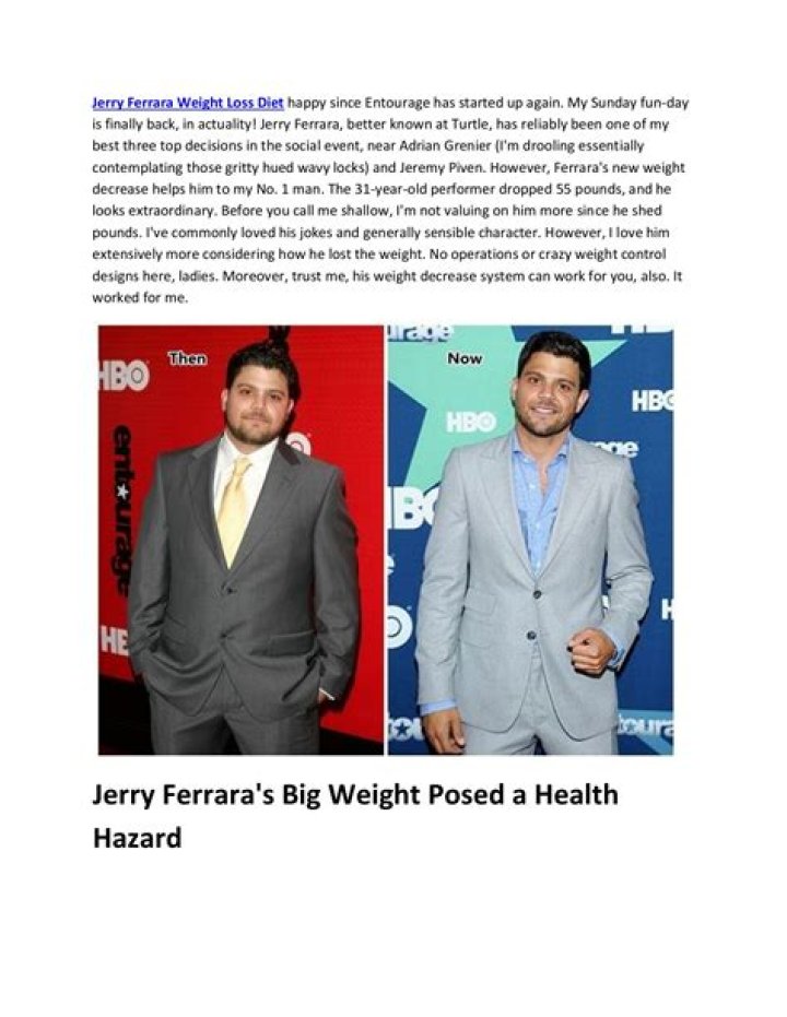 
Jerry Ferrara Height, Weight, Net Worth, Age, Birthday, Wikipedia, Who, Nationality, Biography 