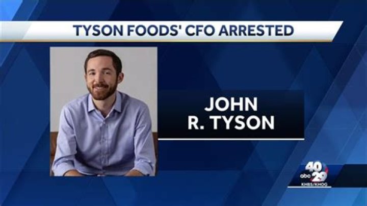 John Tyson Public Intoxication Case: Tyson Foods CFO Arrest And Charges, Wife And Net Worth