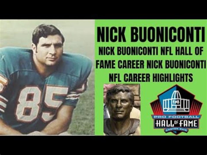 Nick Buoniconti Net Worth