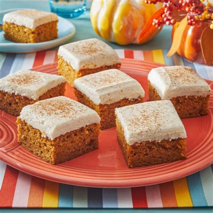 Pumpkin Bars - Celebrating Sweets