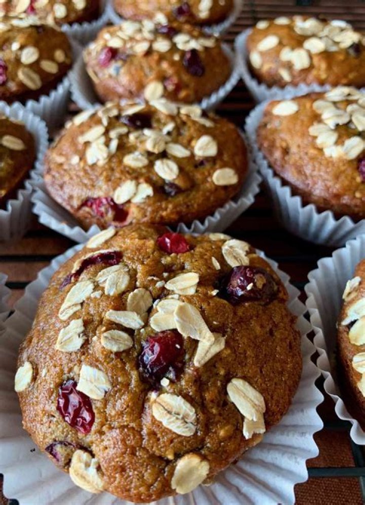Pumpkin Cranberry Muffins - Celebrating Sweets