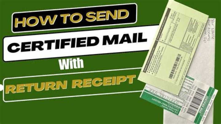 What does it mean when mail says return service requested